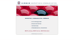 Desktop Screenshot of hirmke.com